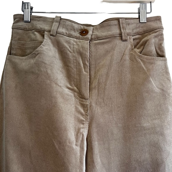 Smash & Tess tan corduroy wide leg high waist pants size L excellent condition - Picture 5 of 11